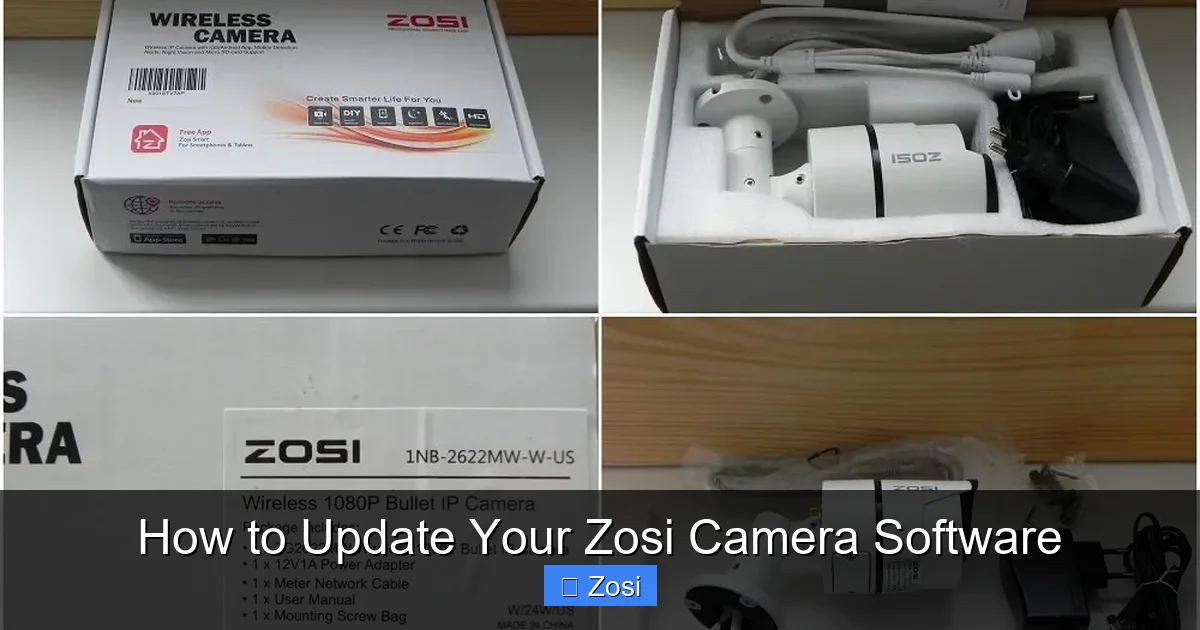 How to Update Your Zosi Camera Software