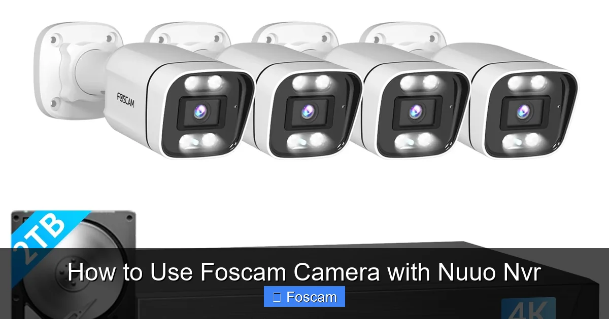 How to Use Foscam Camera with Nuuo Nvr