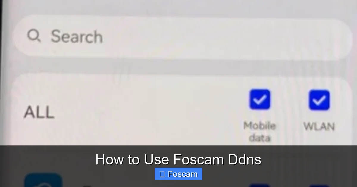 How to Use Foscam Ddns