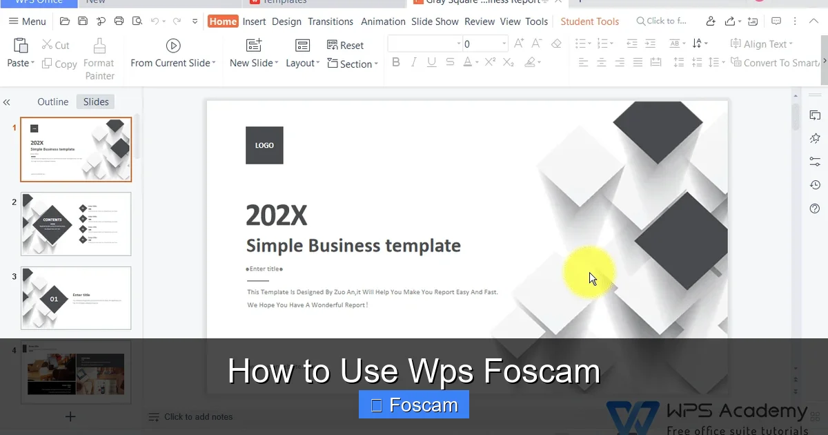 How to Use Wps Foscam