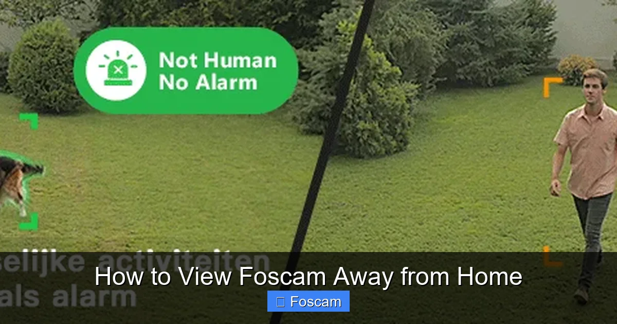 How to View Foscam Away from Home