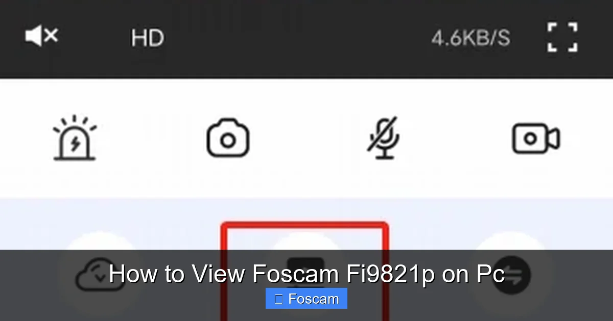How to View Foscam Fi9821p on Pc