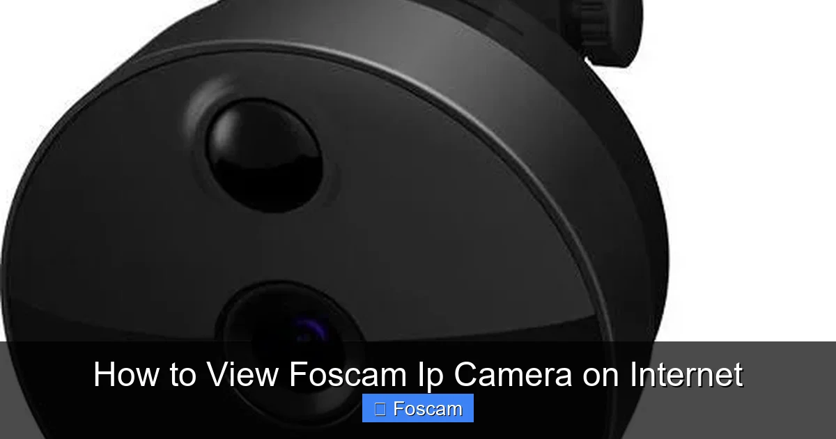 How to View Foscam Ip Camera on Internet