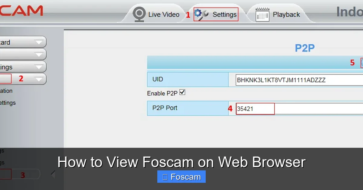 How to View Foscam on Web Browser