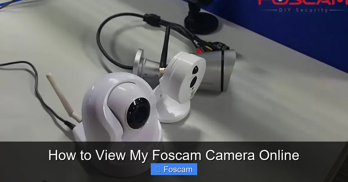 How to View My Foscam Camera Online