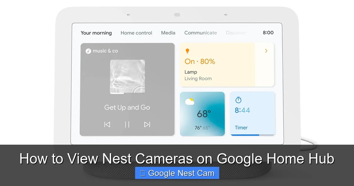 How to View Nest Cameras on Google Home Hub