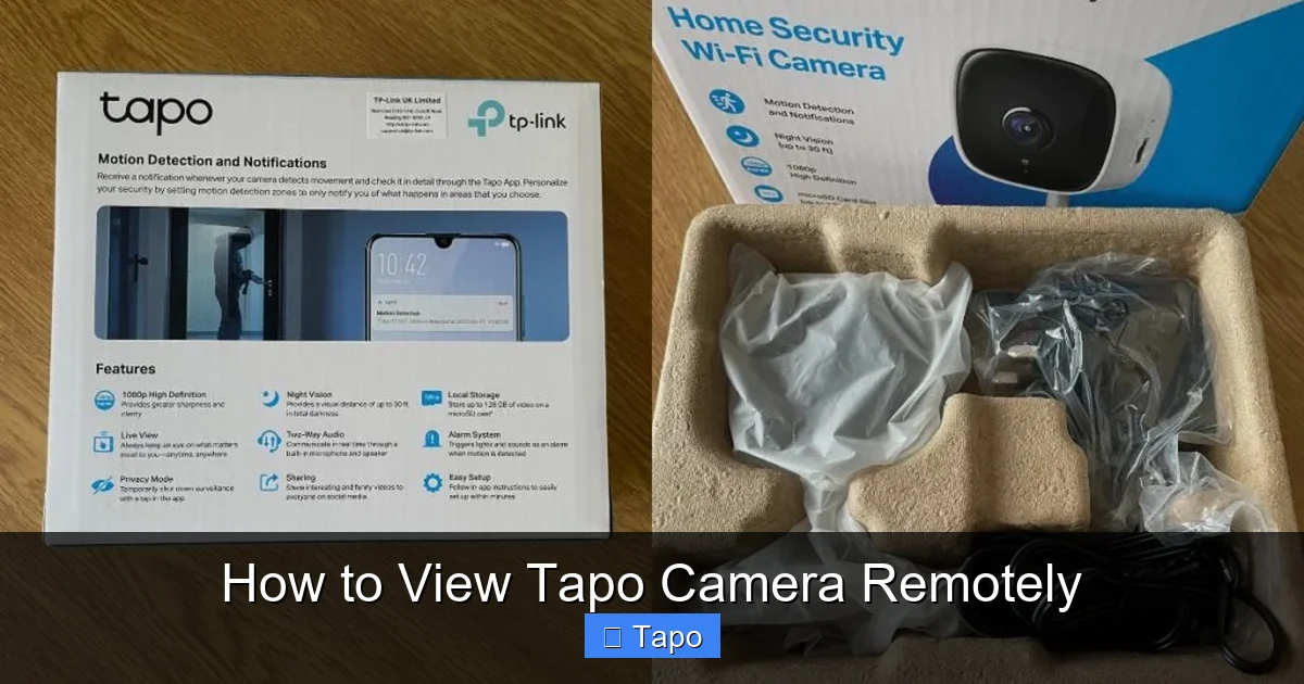 How to View Tapo Camera Remotely