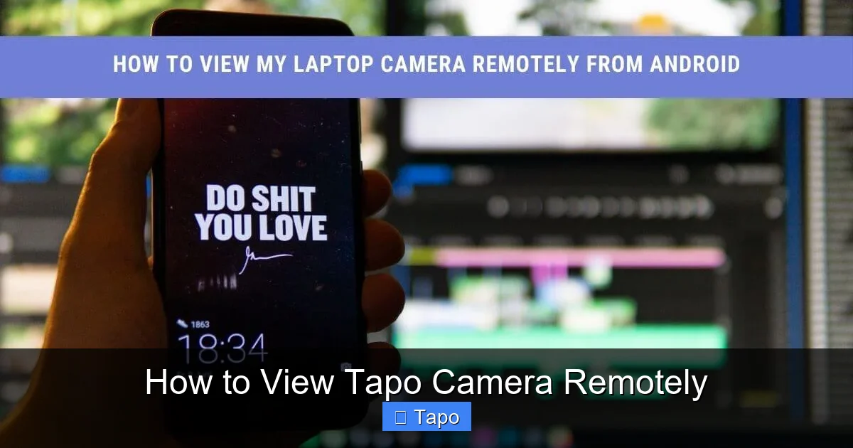 How to View Tapo Camera Remotely