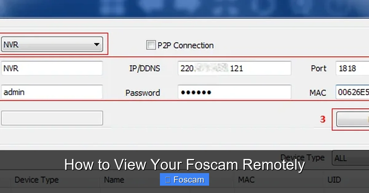 How to View Your Foscam Remotely