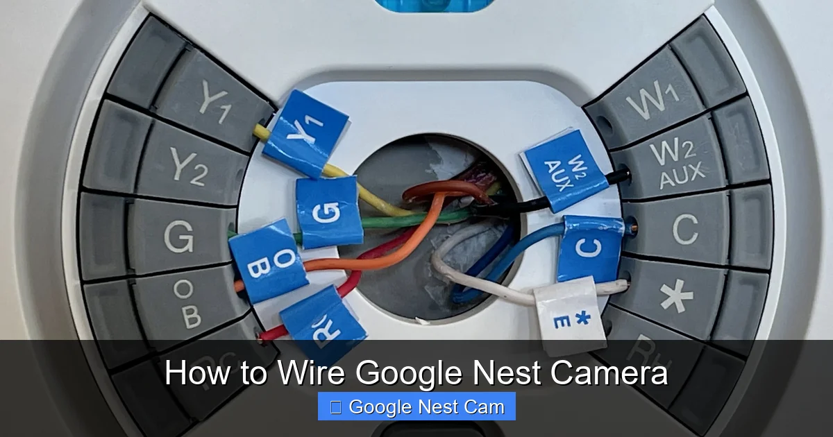 How to Wire Google Nest Camera