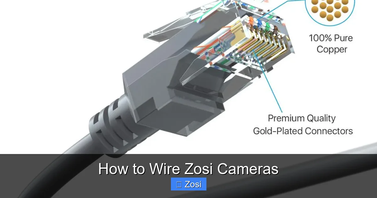 How to Wire Zosi Cameras