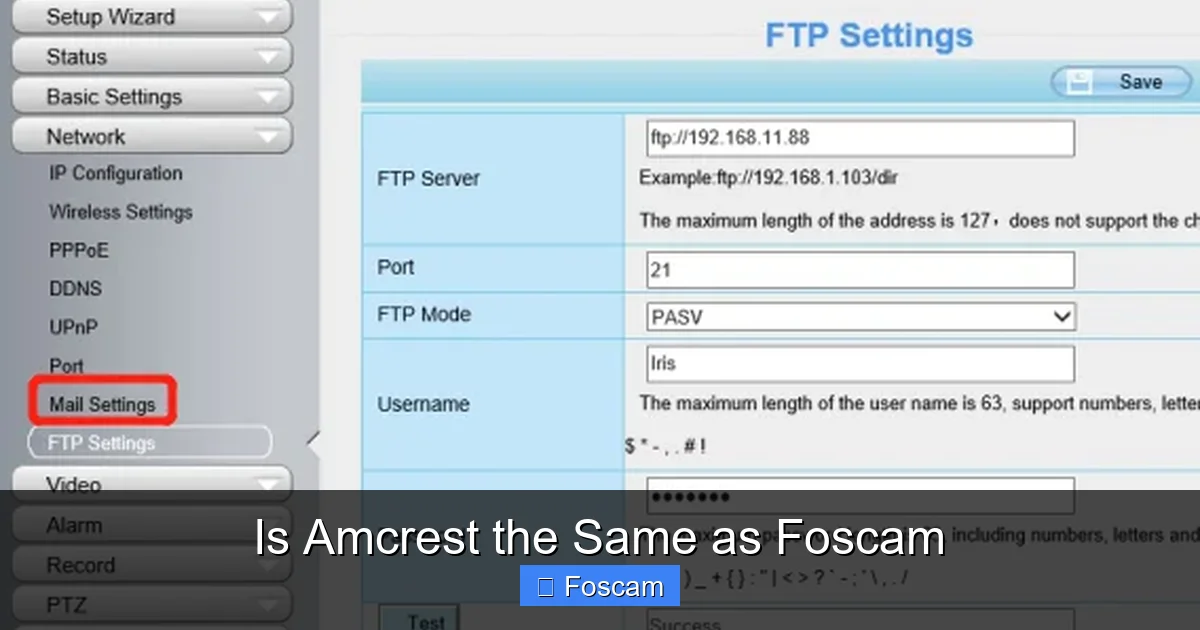 Is Amcrest the Same as Foscam