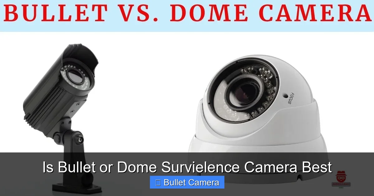 Is Bullet or Dome Survielence Camera Best