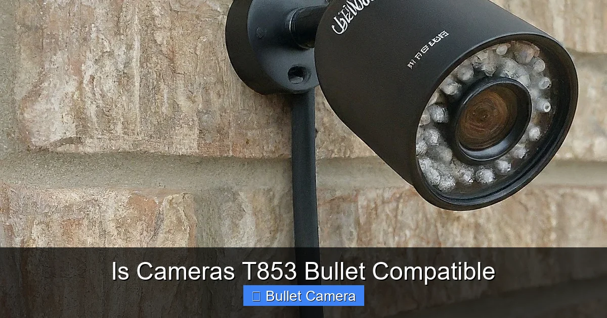 Is Cameras T853 Bullet Compatible