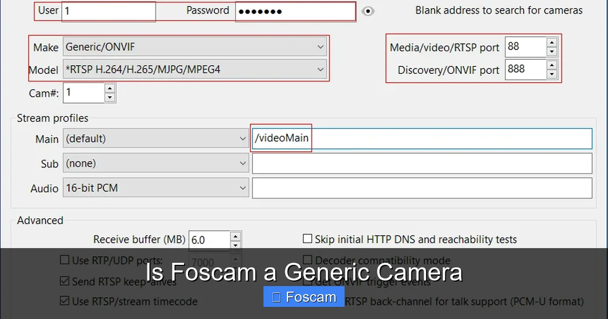 Is Foscam a Generic Camera
