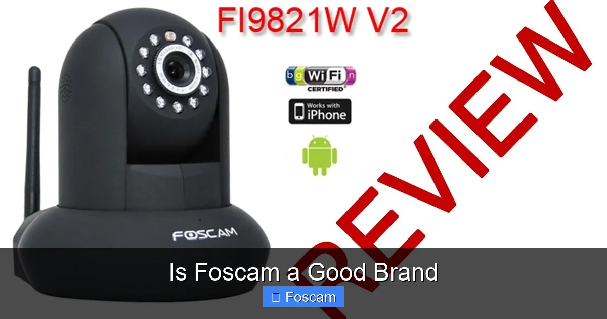 Is Foscam a Good Brand