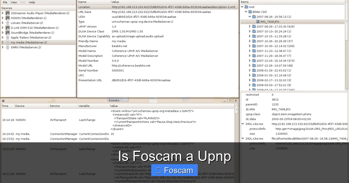 Is Foscam a Upnp