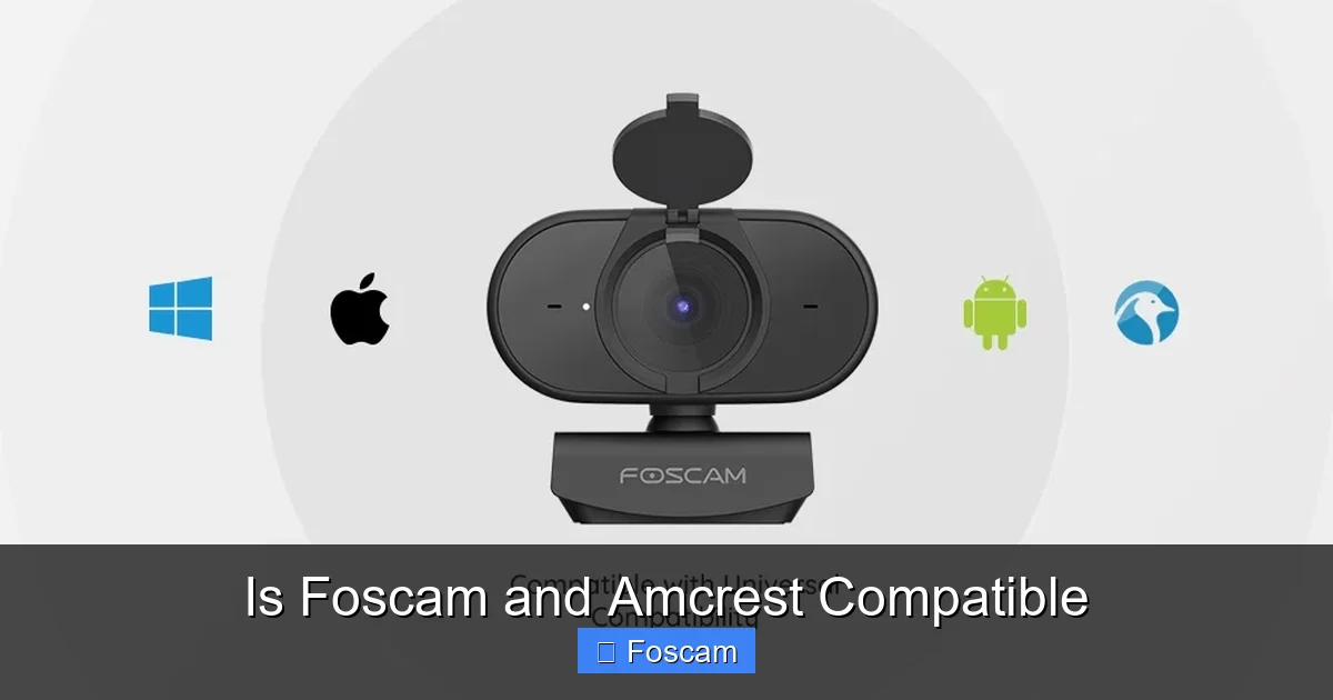 Is Foscam and Amcrest Compatible