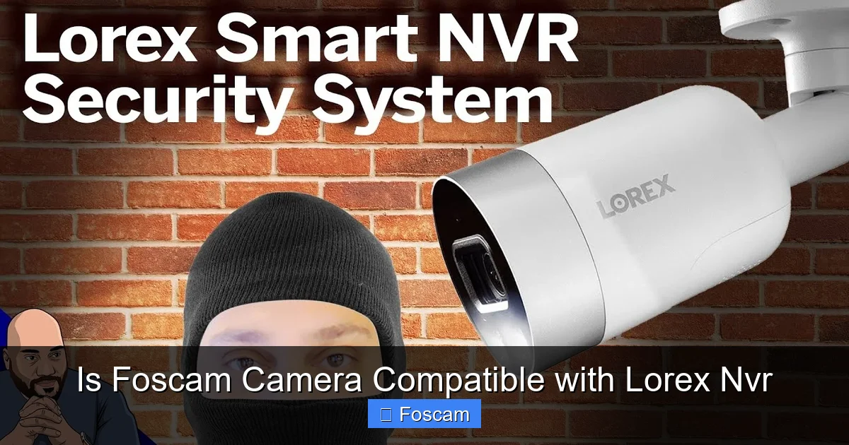 Is Foscam Camera Compatible with Lorex Nvr