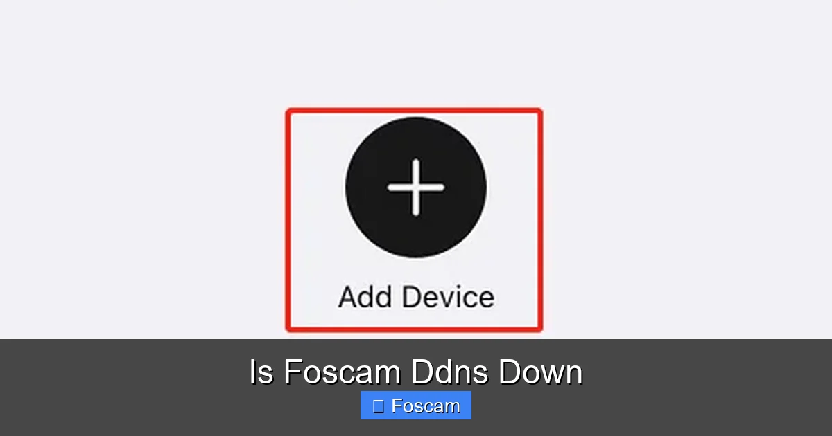 Is Foscam Ddns Down