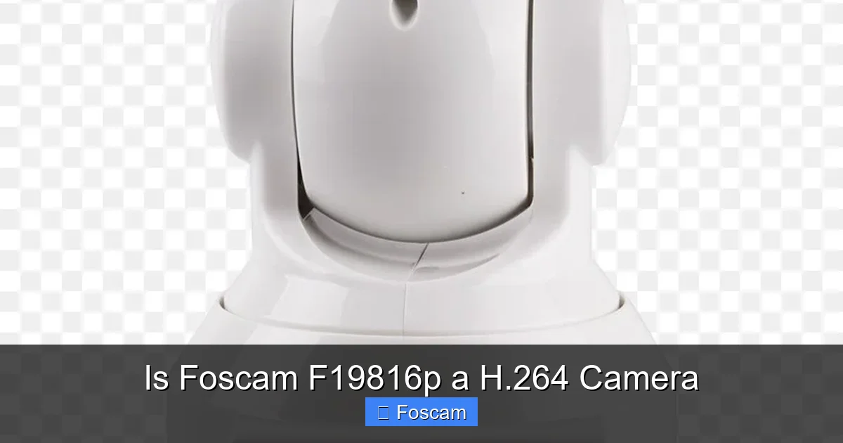Is Foscam F19816p a H.264 Camera