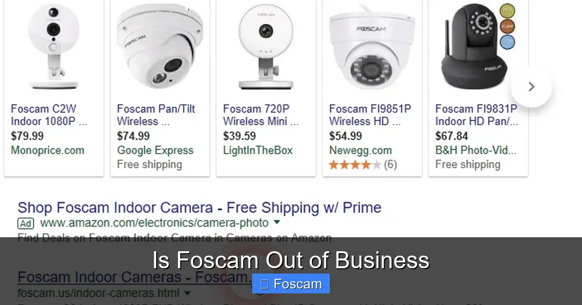 Is Foscam Out of Business