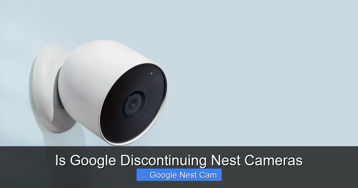 Is Google Discontinuing Nest Cameras