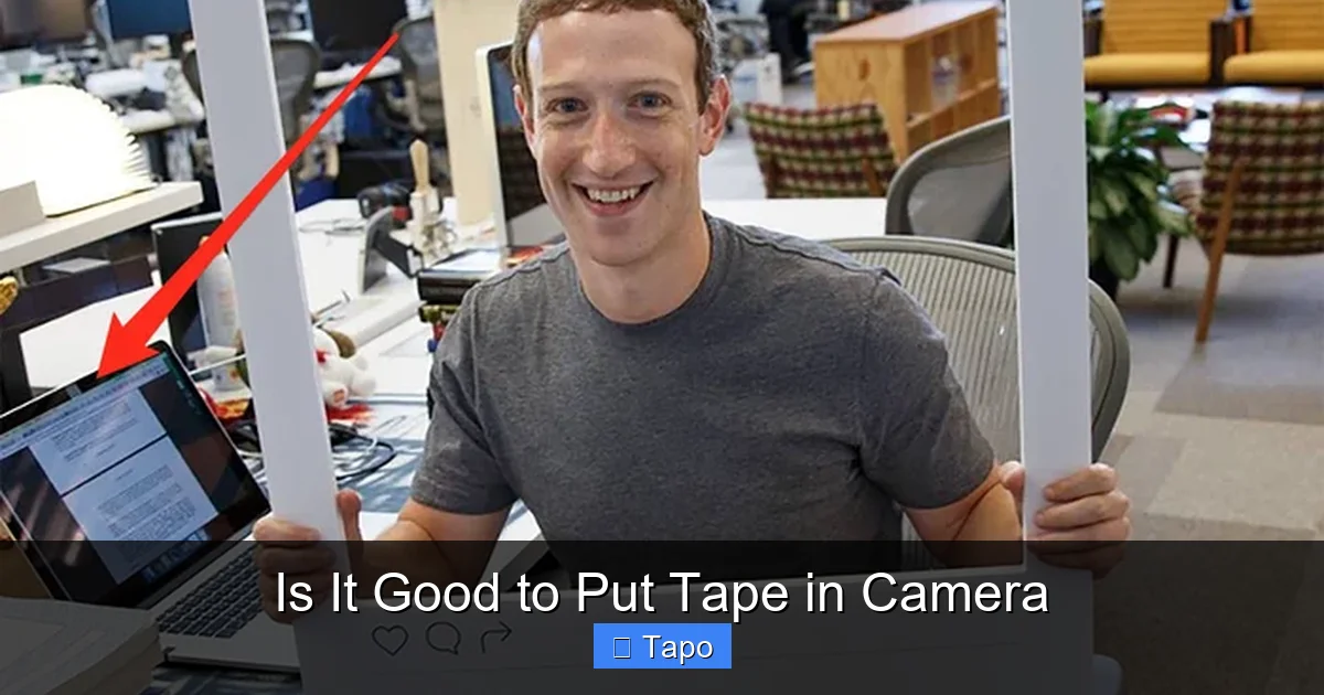 Is It Good to Put Tape in Camera