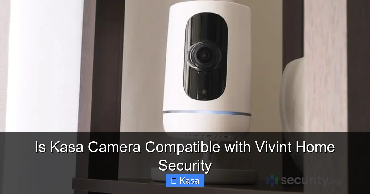 Is Kasa Camera Compatible with Vivint Home Security
