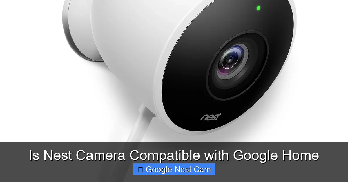 Is Nest Camera Compatible with Google Home