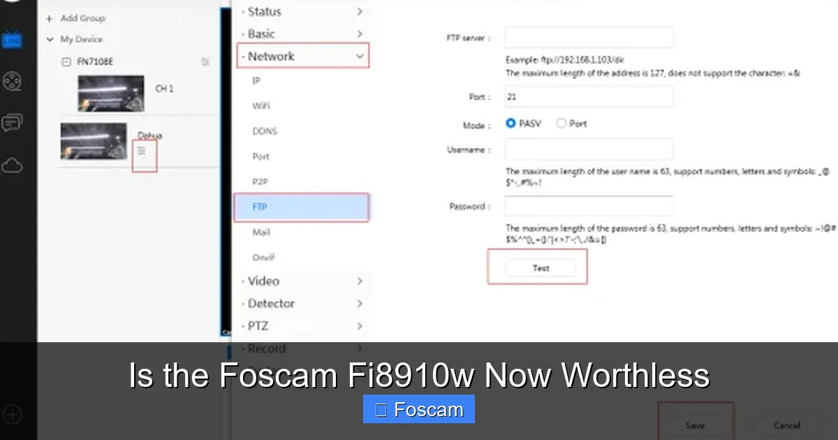 Is the Foscam Fi8910w Now Worthless