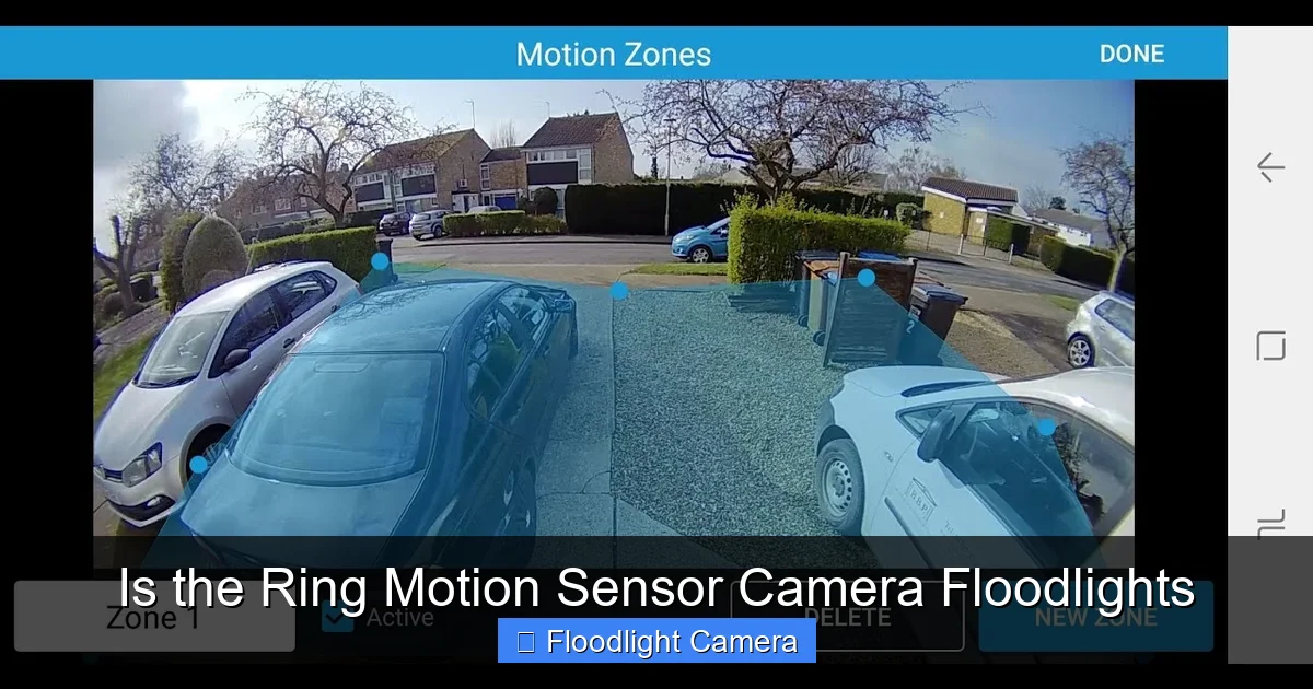 Is the Ring Motion Sensor Camera Floodlights