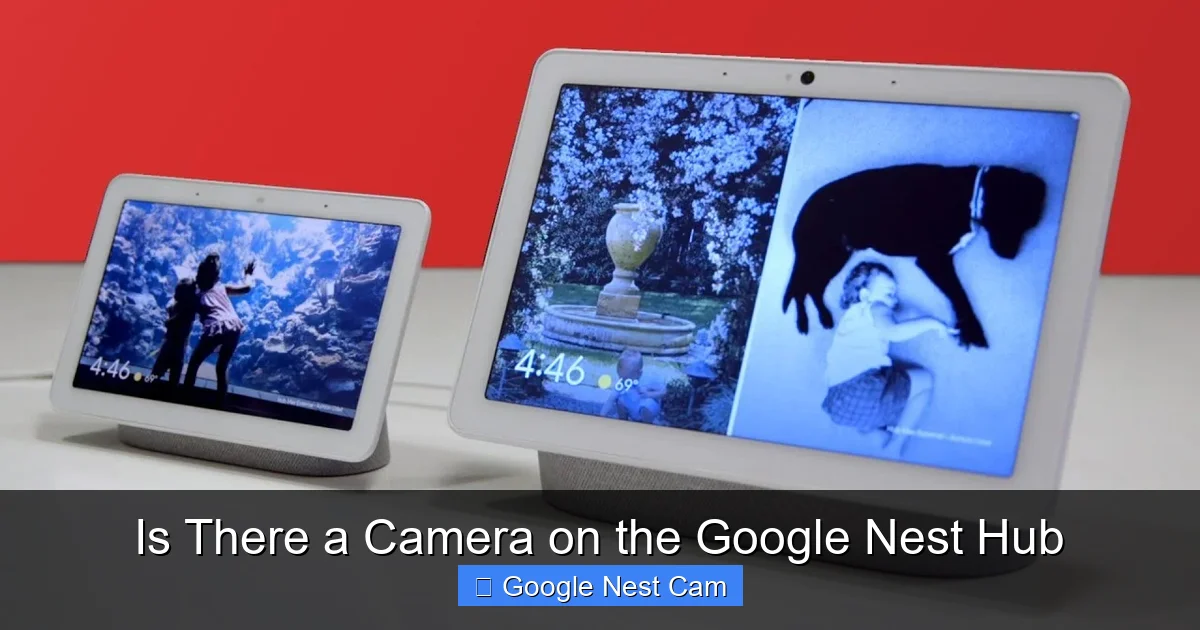 Is There a Camera on the Google Nest Hub