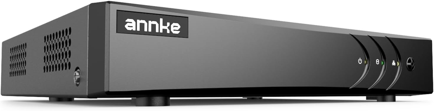 ANNKE 3K Lite H.265+ 8CH Hybrid DVR with AI Detection, Supports 8 Anal