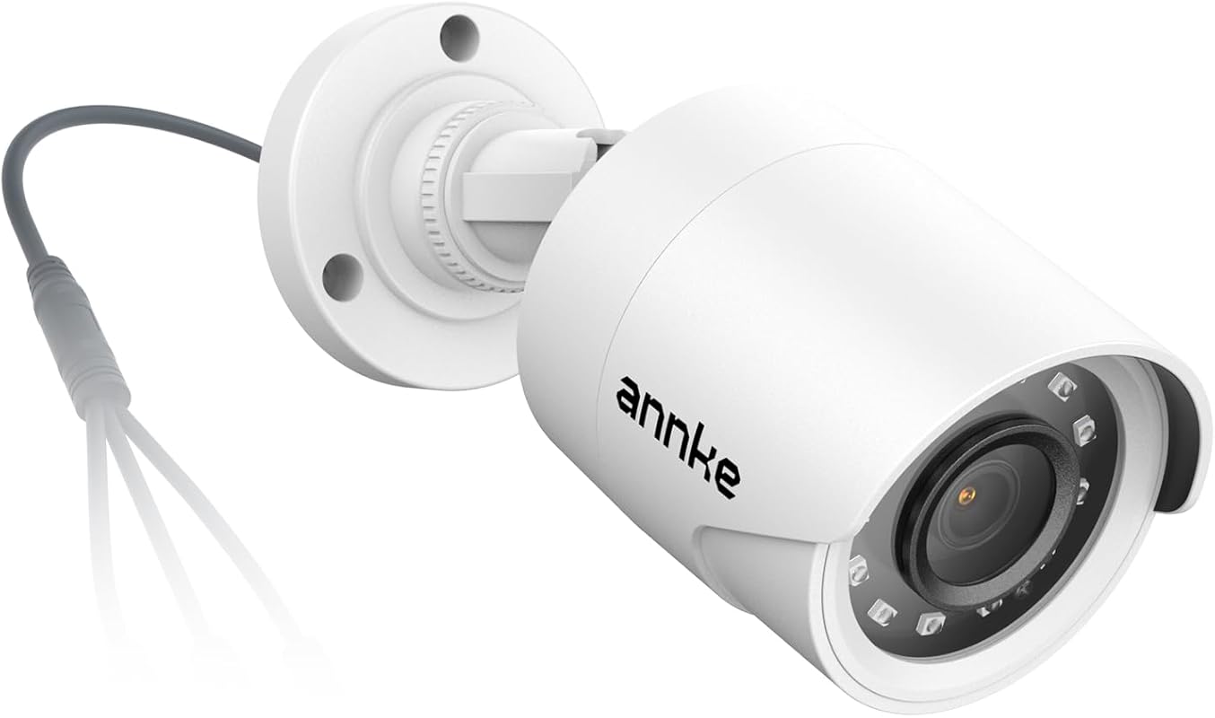 ANNKE 1080P 4-in-1 CCTV Bullet Camera with 100ft B&W Night Vision, AHD