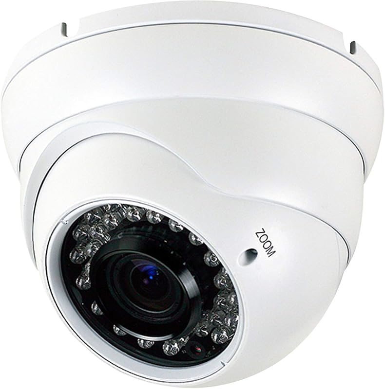 HD 1080P 4-in-1 Outdoor Security Dome Camera with Varifocal Lens, 36 I