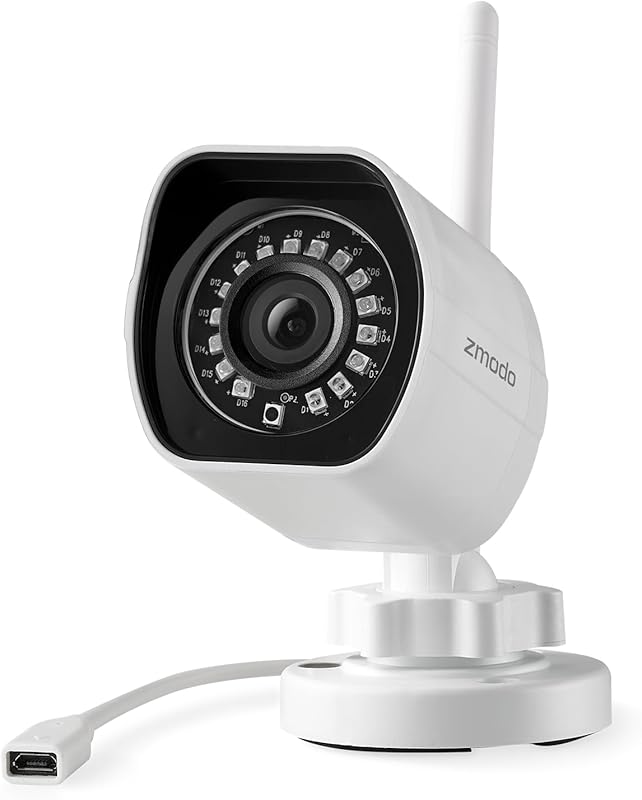 1080p Full HD Wireless Outdoor Security Camera with Night Vision, Alex