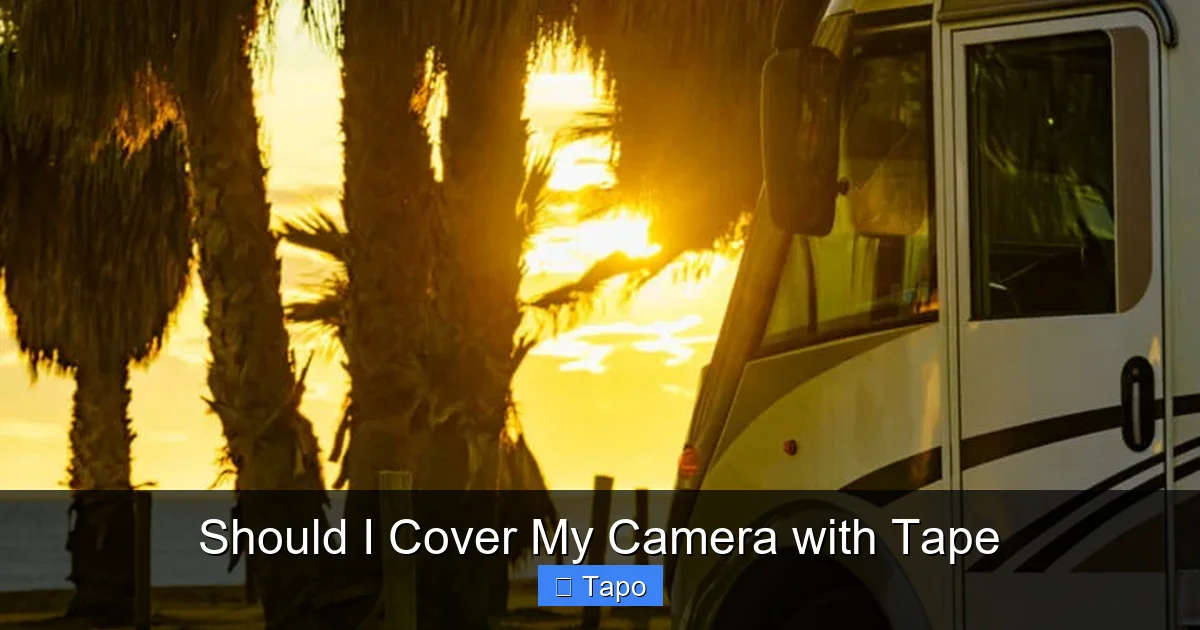Should I Cover My Camera with Tape