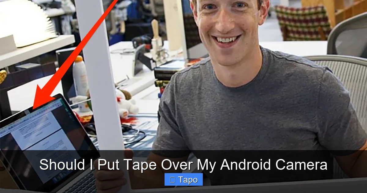 Should I Put Tape Over My Android Camera