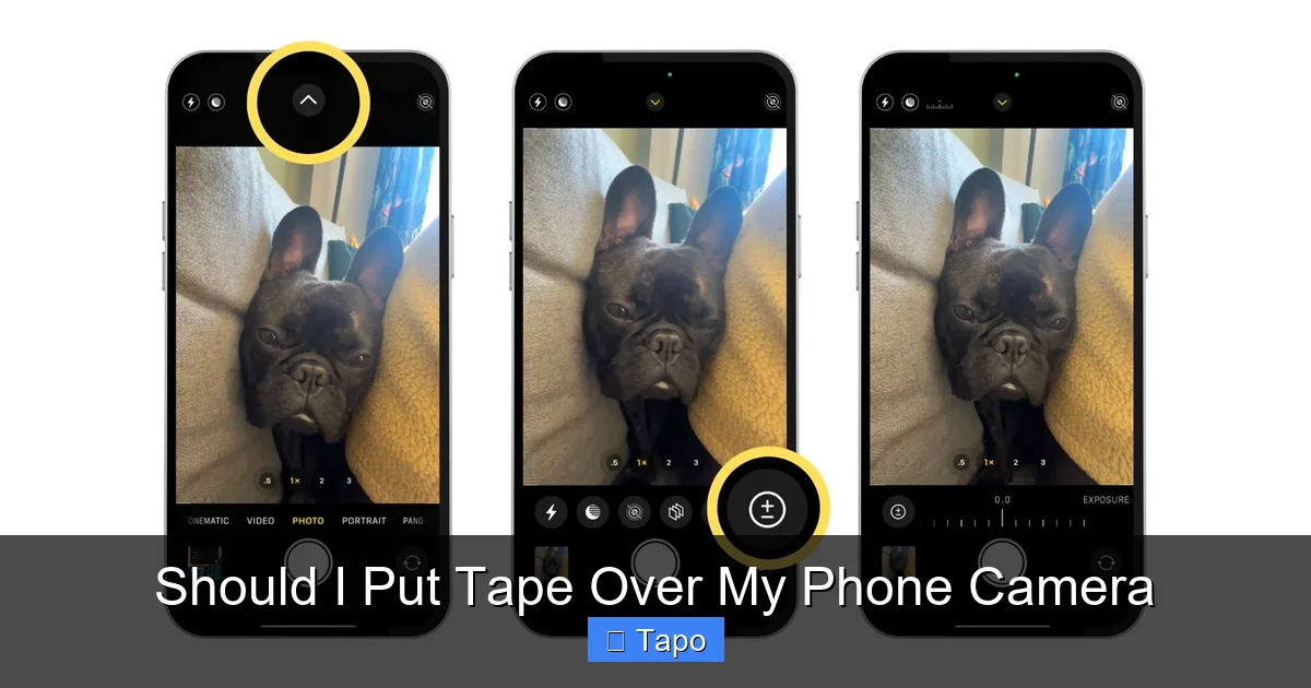 Should I Put Tape Over My Phone Camera