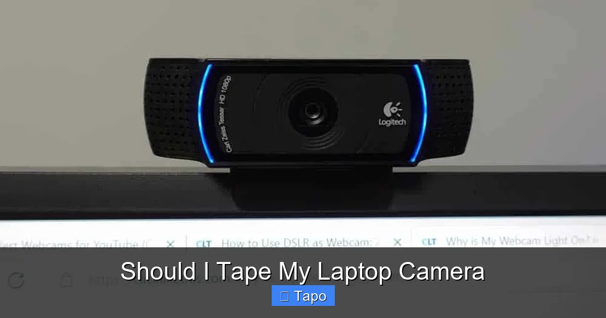 Should I Tape My Laptop Camera