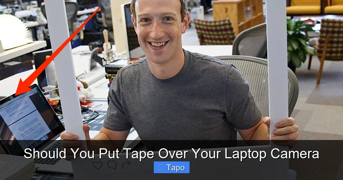 Should You Put Tape Over Your Laptop Camera
