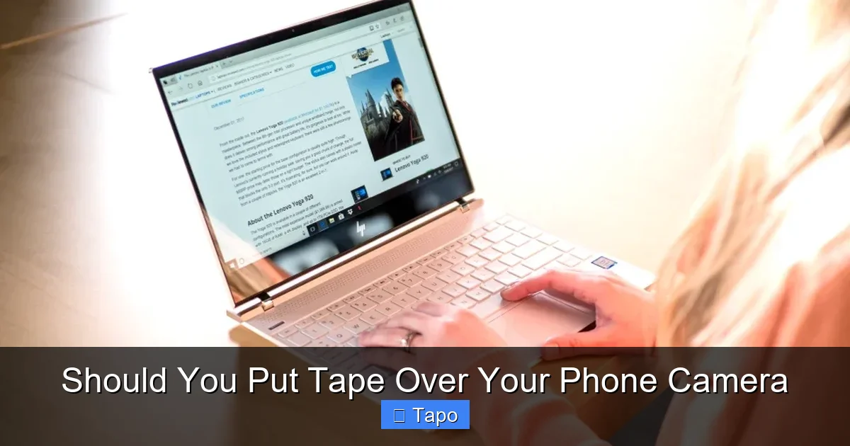 Should You Put Tape Over Your Phone Camera