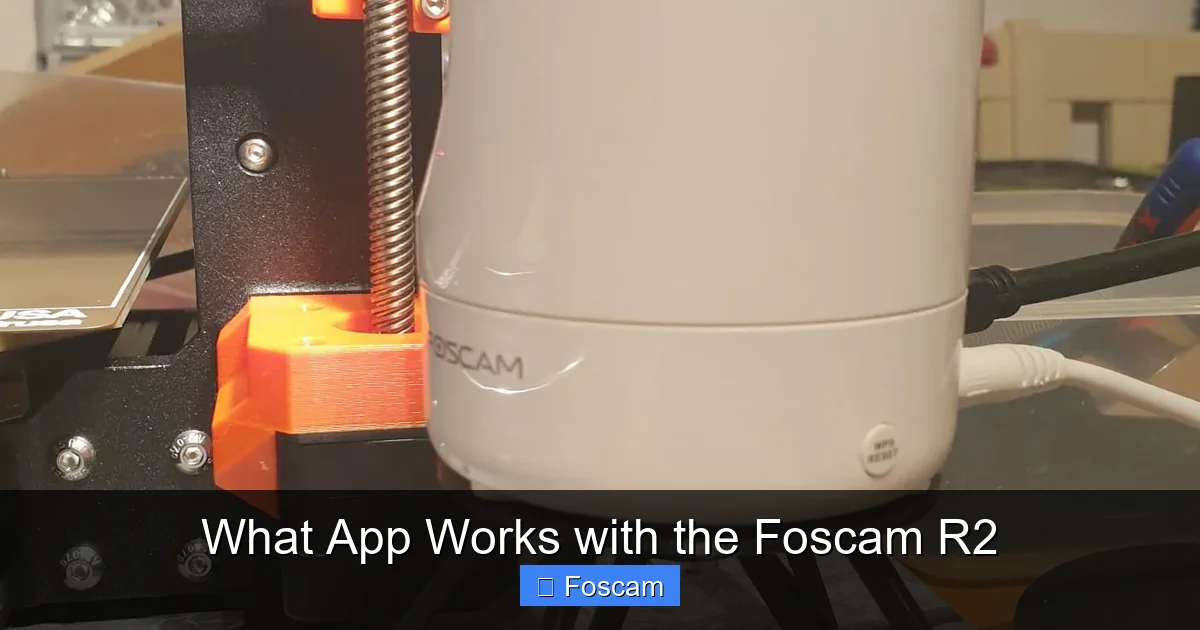 What App Works with the Foscam R2
