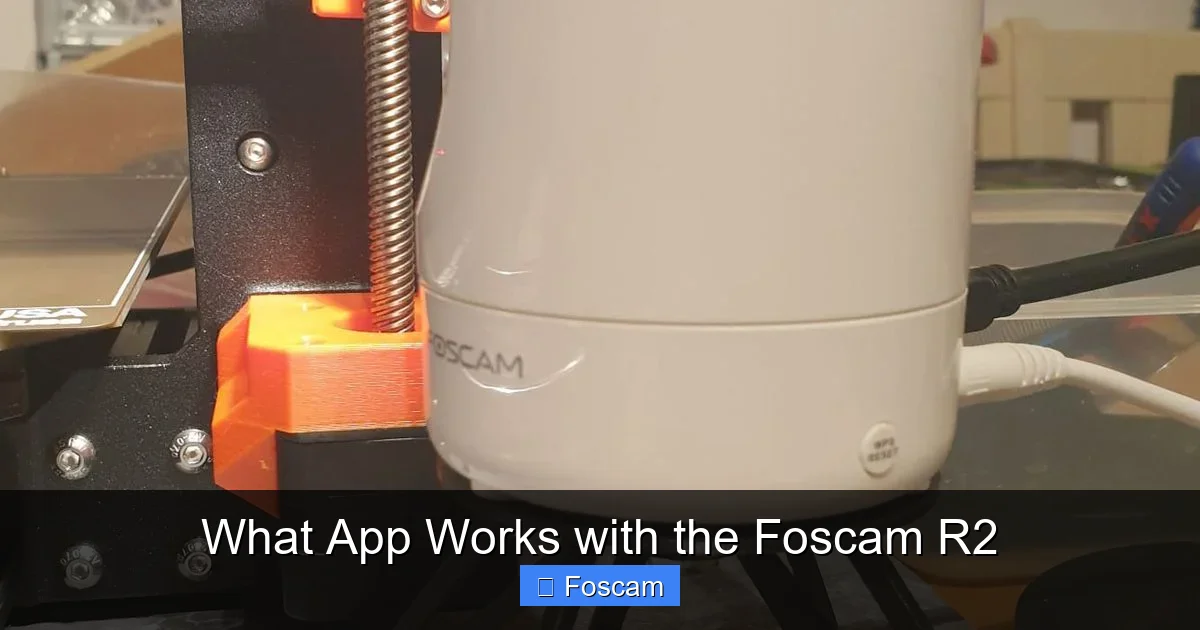 What App Works with the Foscam R2