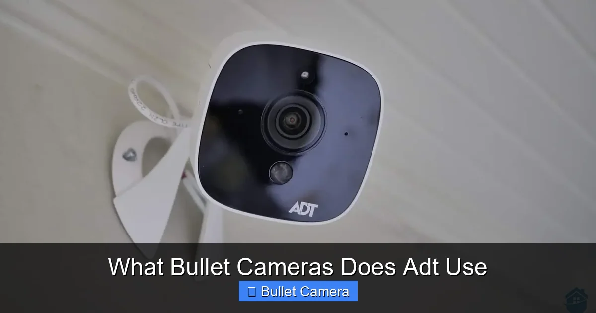 What Bullet Cameras Does Adt Use