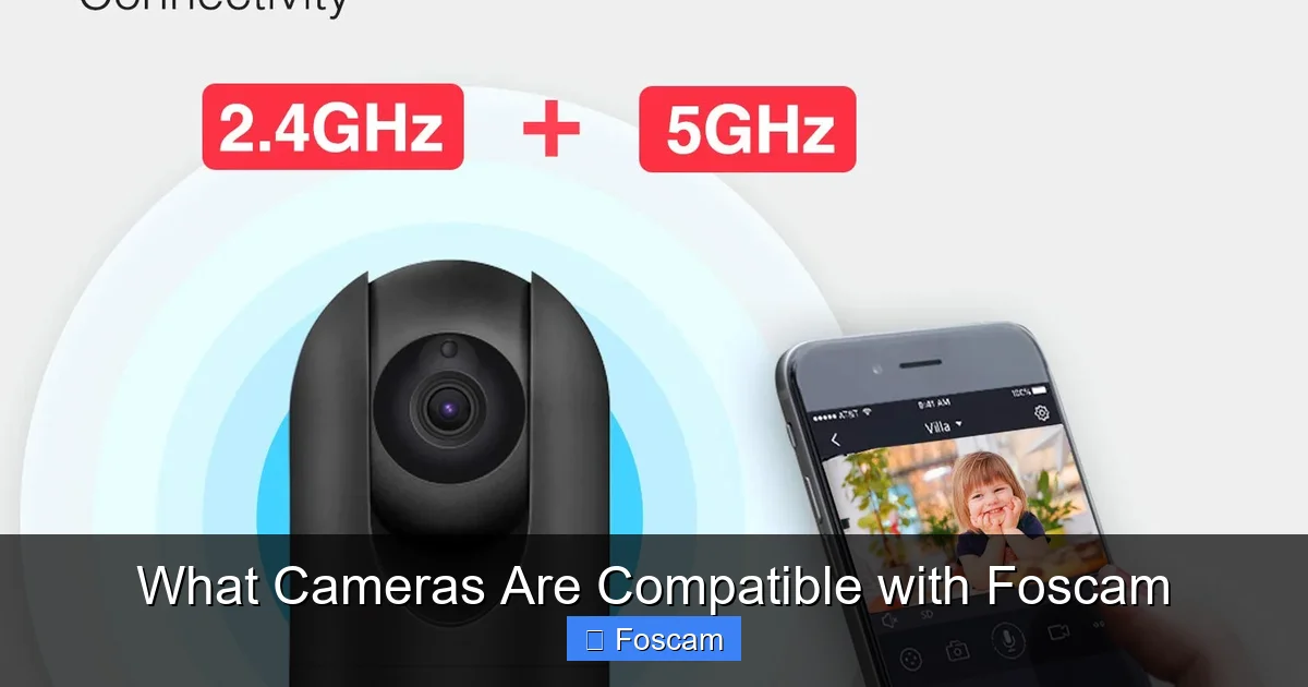 What Cameras Are Compatible with Foscam