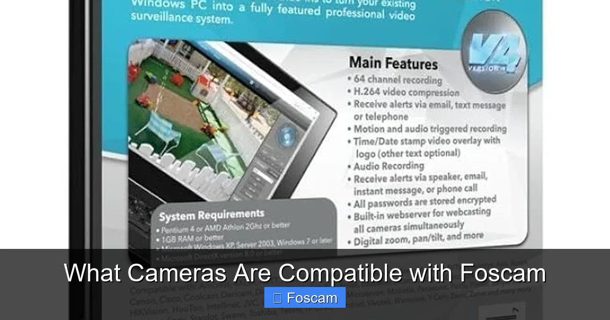 What Cameras Are Compatible with Foscam