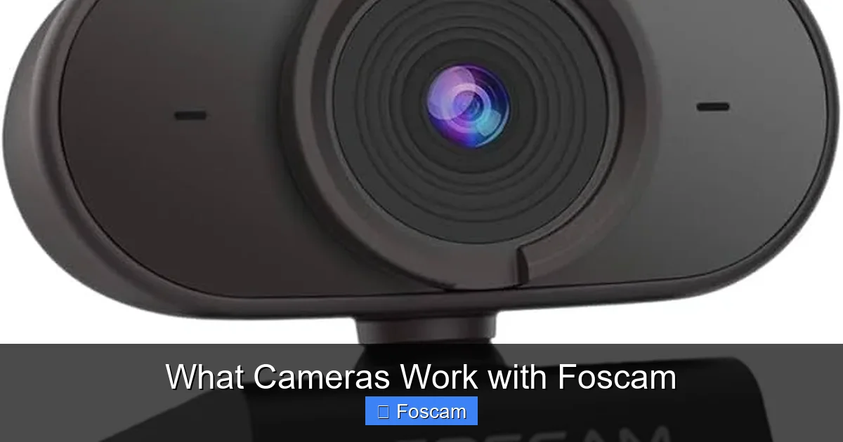What Cameras Work with Foscam
