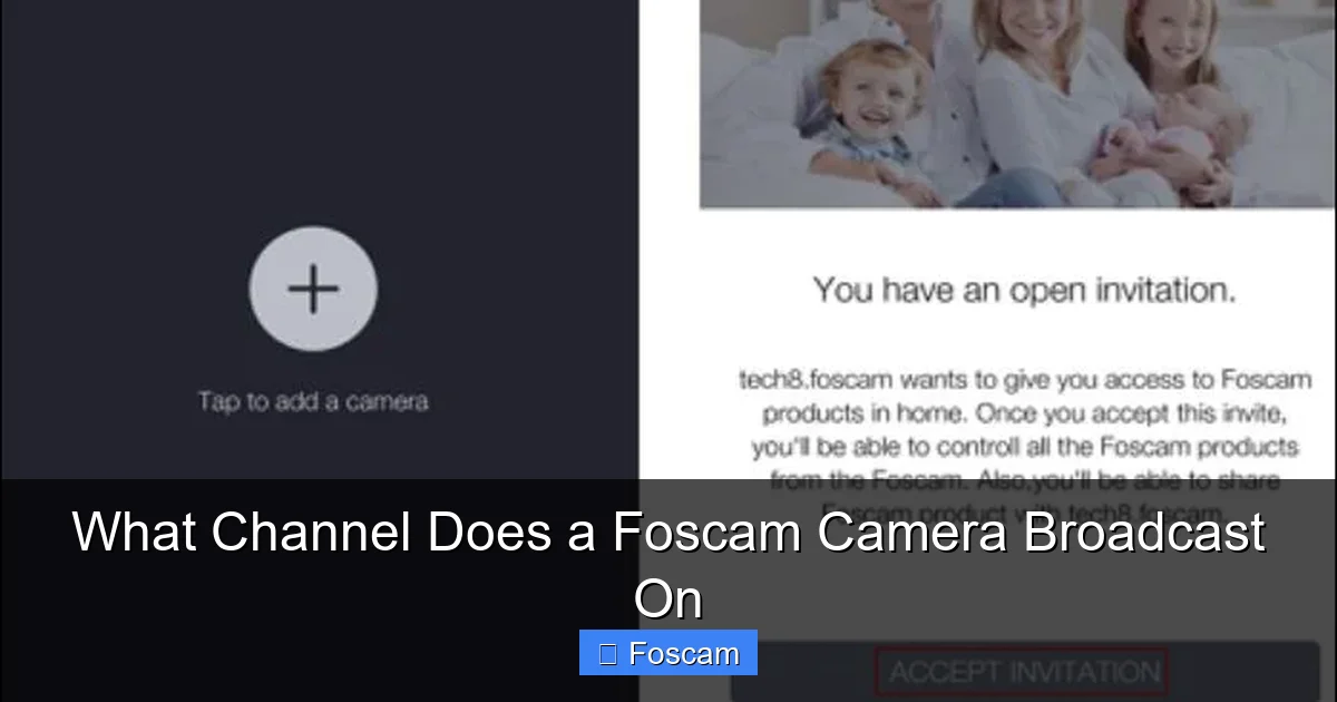What Channel Does a Foscam Camera Broadcast On
